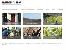Tablet Screenshot of imaginem.fr